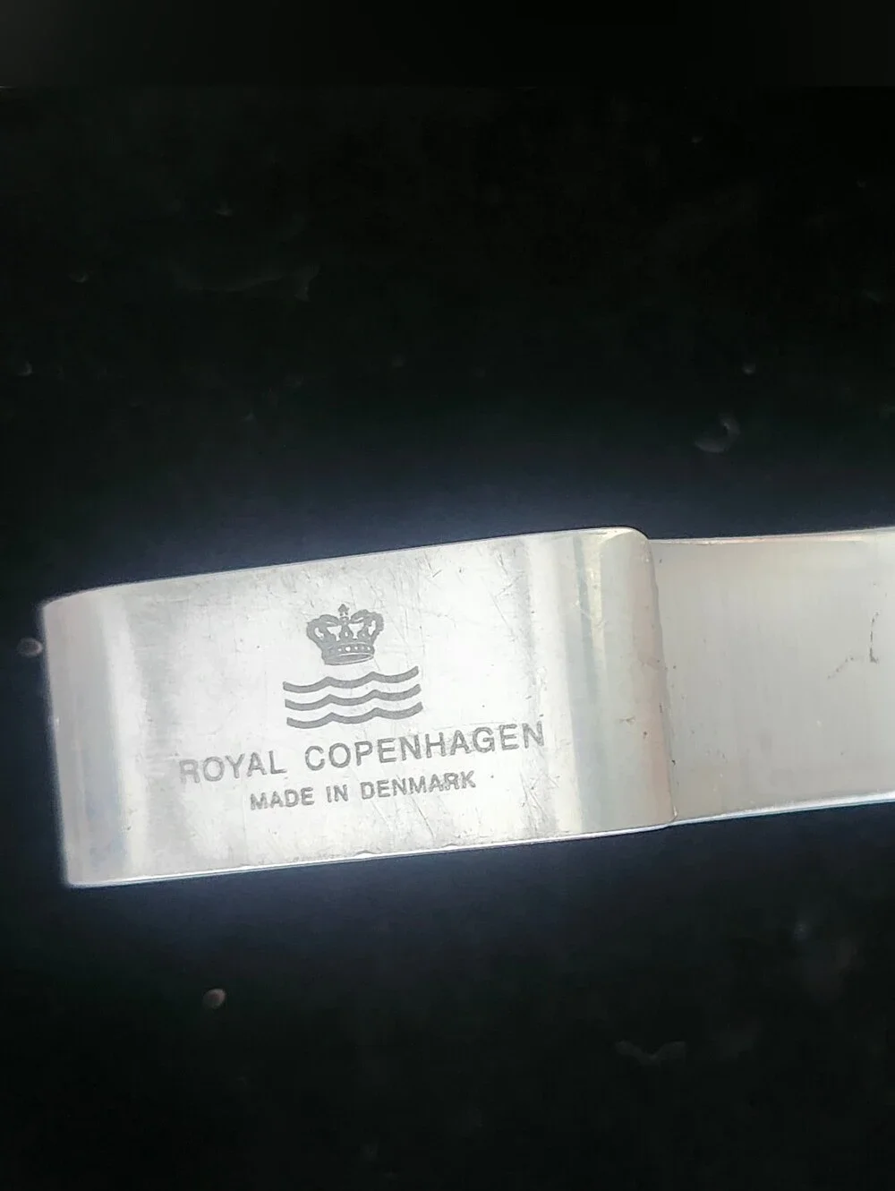 Vtg  Royal Copenhagen Silver Tone Elephant Bottle Opener